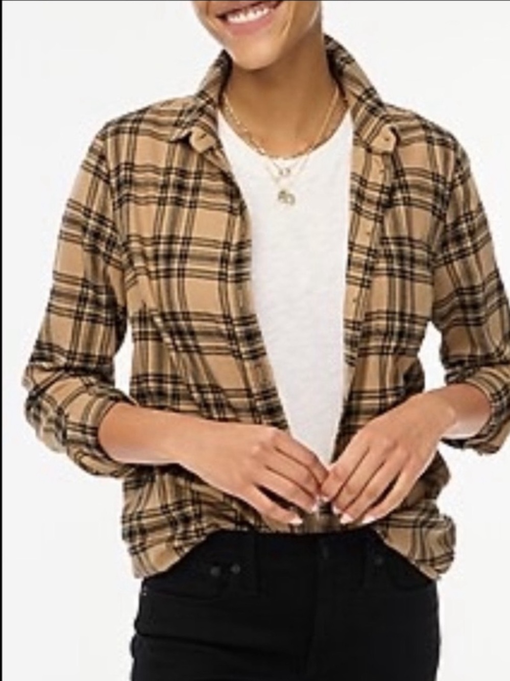 J.Crew Plaid Flannel Shirt
